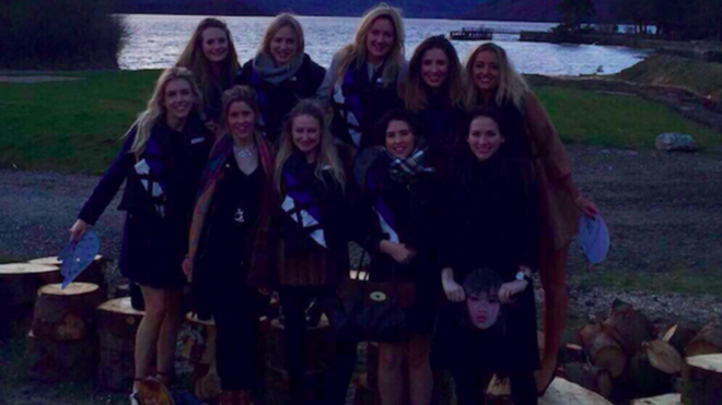 bachelorette party photo