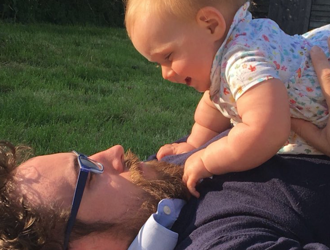dad and baby