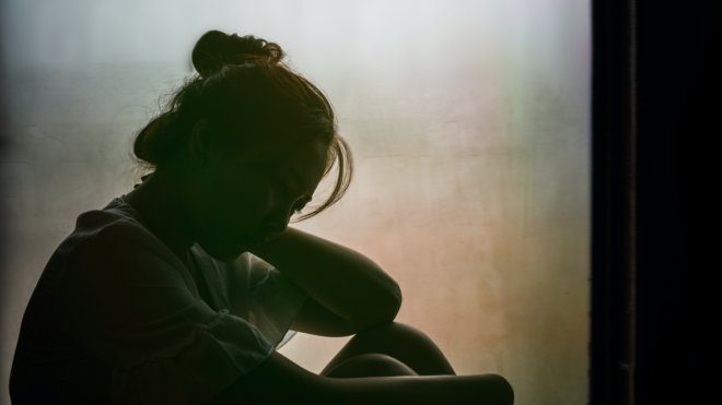 crying woman