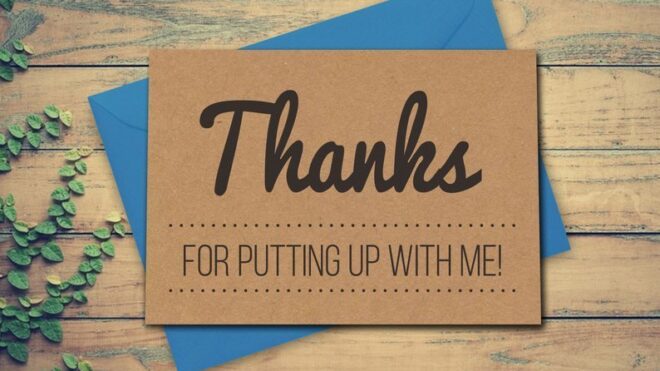 Thanks for Putting Up With Me! Mother's Day Card