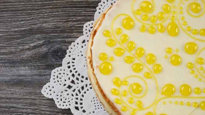 Lemon no-bake cake