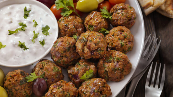Greek Lamb Meatballs