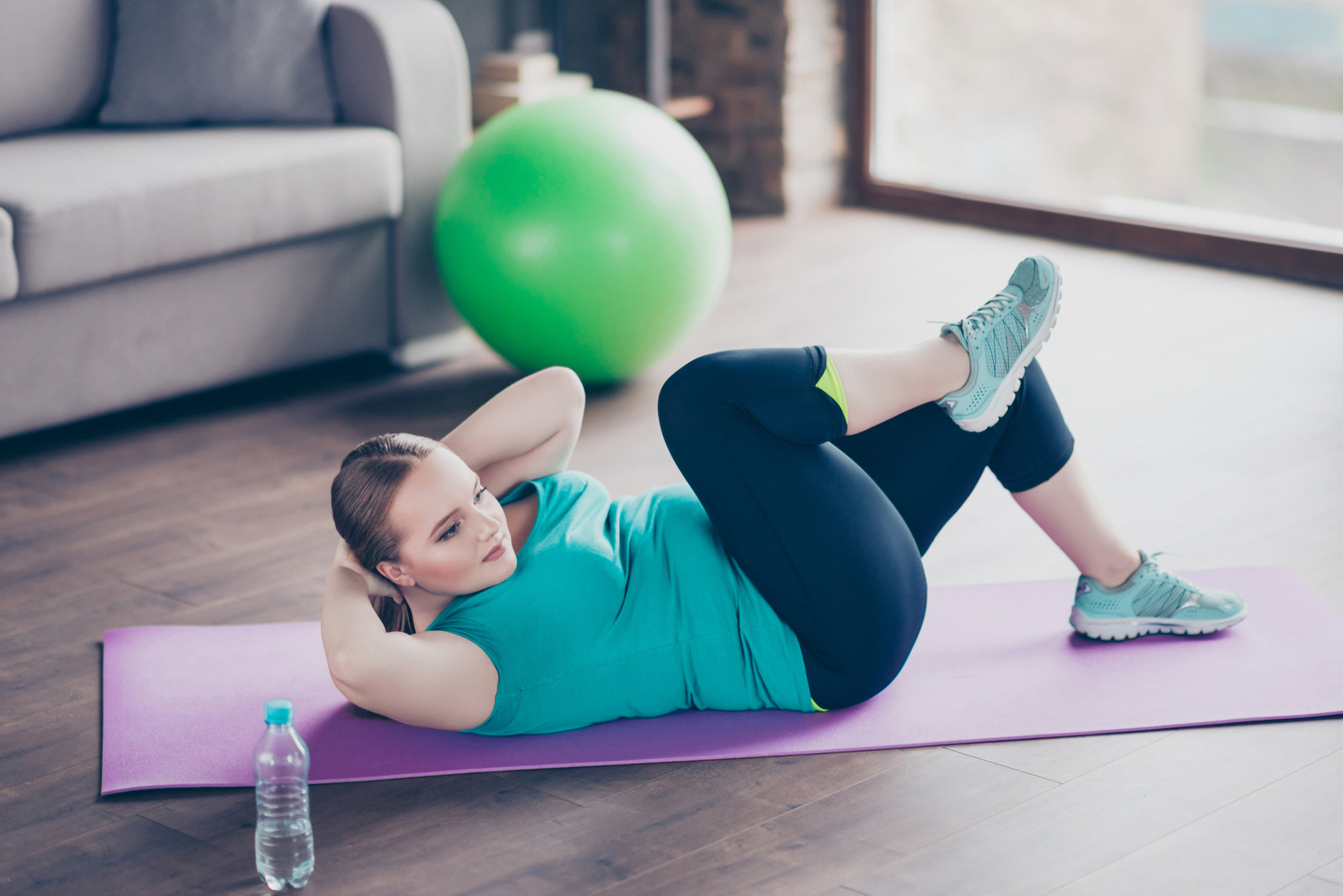 woman working out