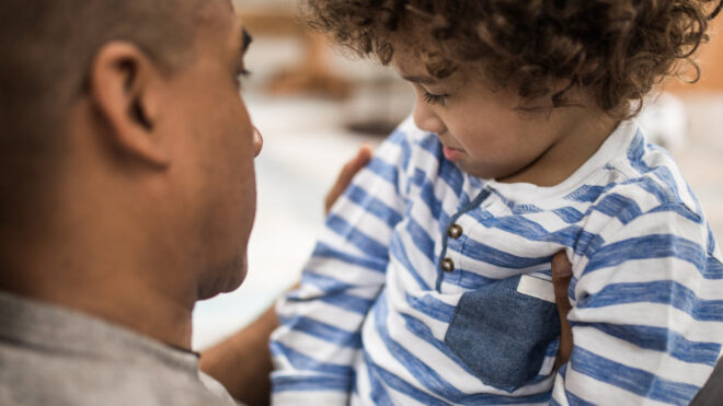 dad and boy