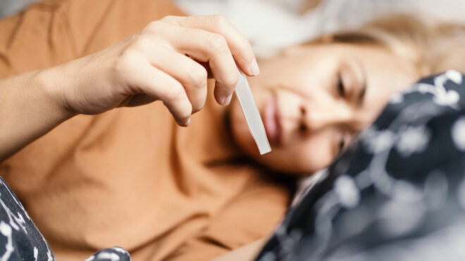 woman sad after pregnancy test