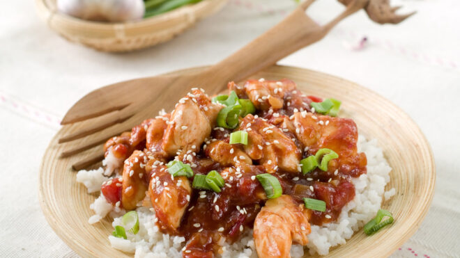 honey sesame chicken