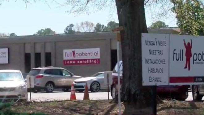 Outdoor shot of Full Potential Daycare Center in Chicago.