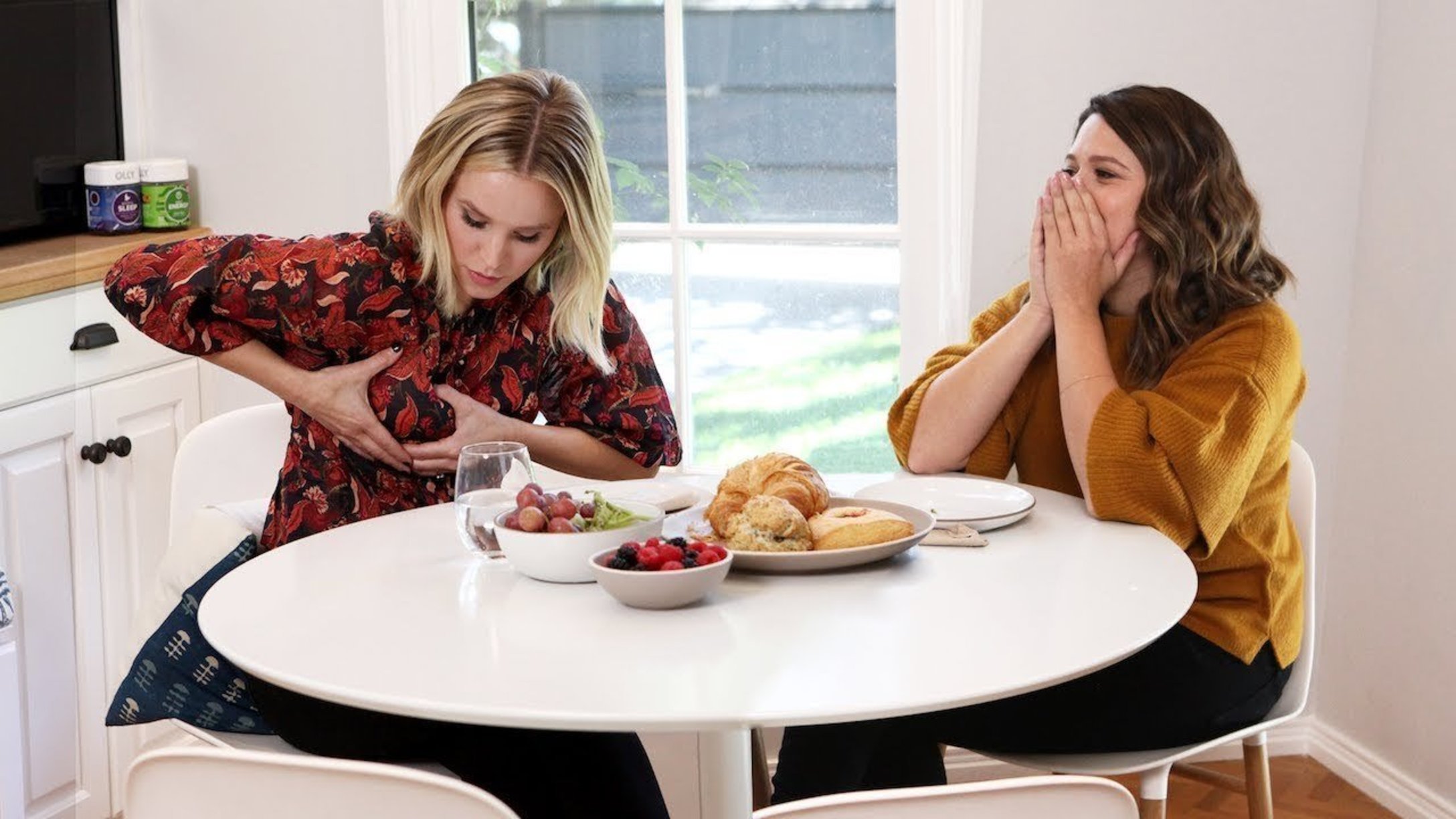 Kristin Bell and Katie Lowes