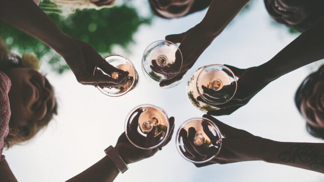 Shot from the ground