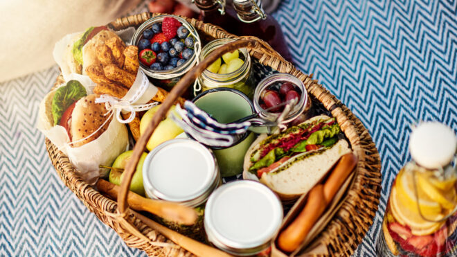 Picnic spread