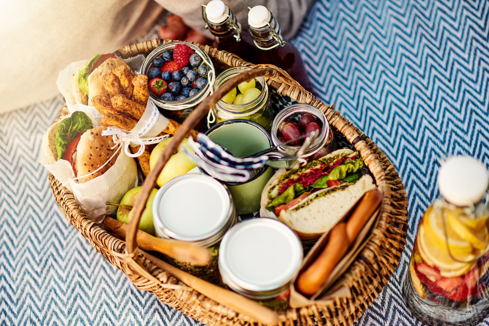 Picnic spread