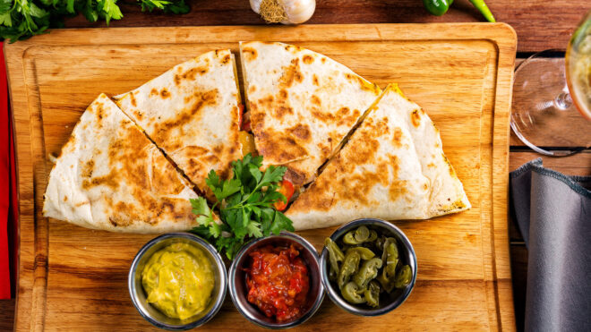 sweet potato quesadillas