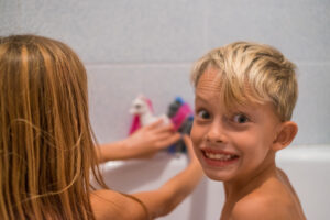 Dad Says It's Weird That His Twins Still Take Baths Together