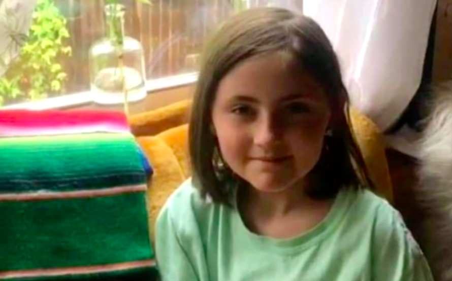 Photograph of 8-year-old Salem Sabatka