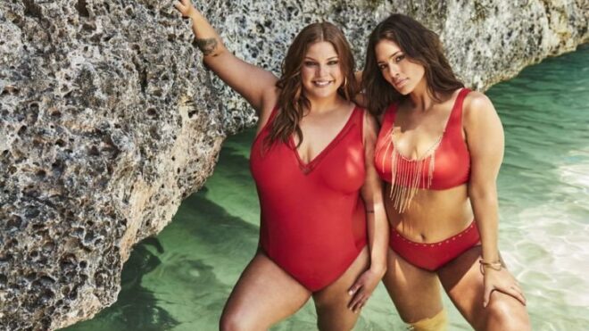 ashley graham and her sister abigail.