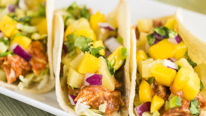 slow cooker pineapple chicken salsa