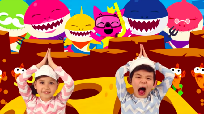 Animated YouTube video Baby Shark