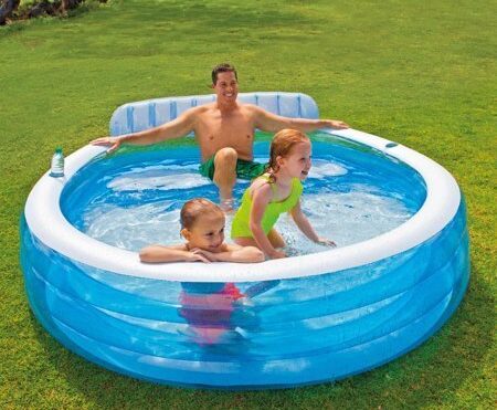 Intex Swim Center Family Inflatable Lounge Pool
