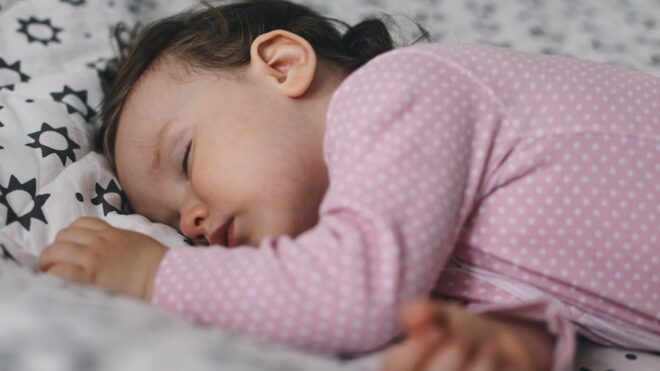 baby girl sleeping