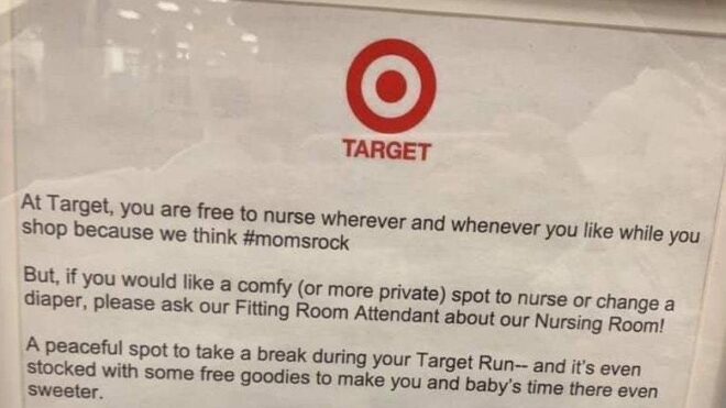 Target breastfeeding message