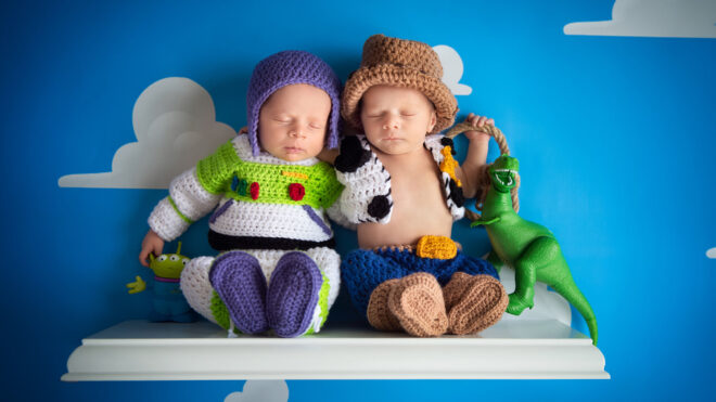 Toy Story Newborn Photoshoot