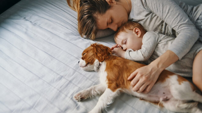 mom napping