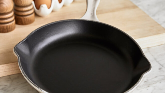This Le Creuset Signature Cast-Iron Skillet is less than half price!