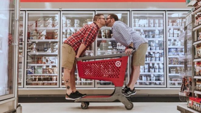 Aaron and Tony pose with