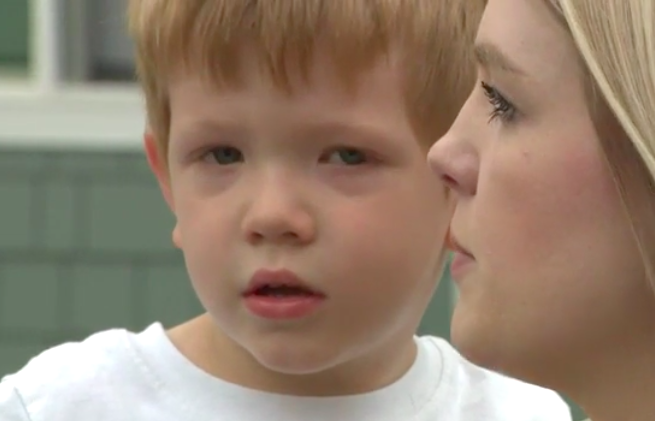 Jessi McComb and her son