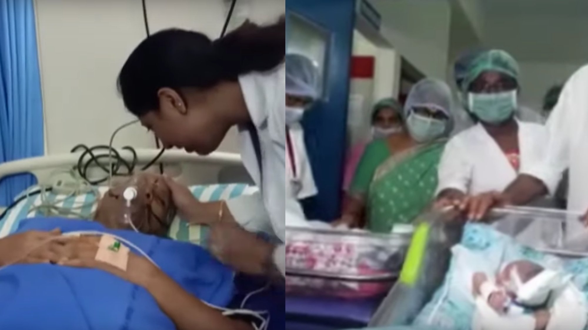 Woman in India gives birth at 74