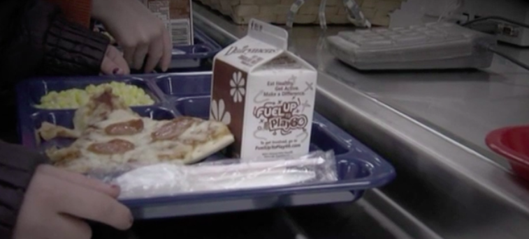 School lunch tray