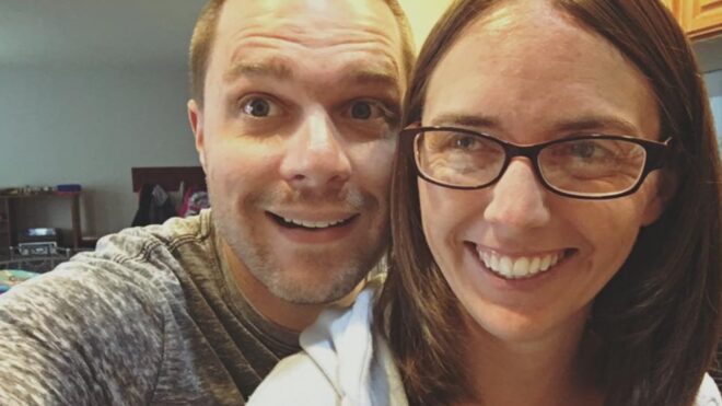 Clint Edwards and his wife