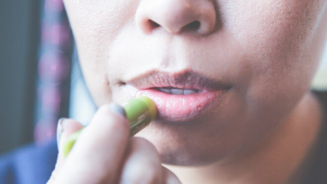 chapped lips