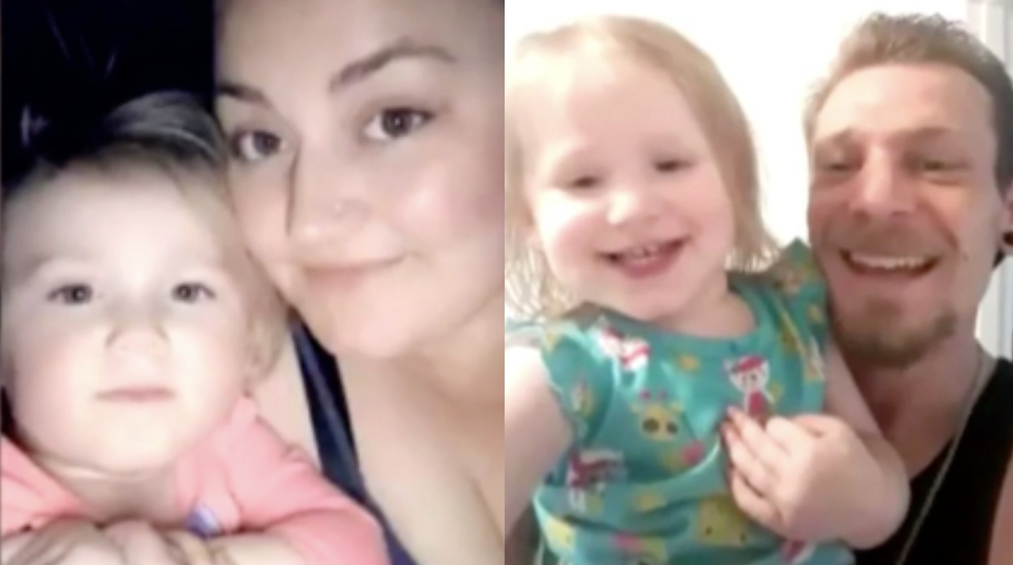 Zariah Hasheme and her parents before her death
