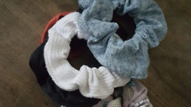 Pile of scrunchies