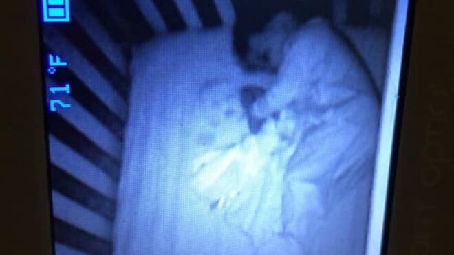 Maritza Cibuls's baby's crib