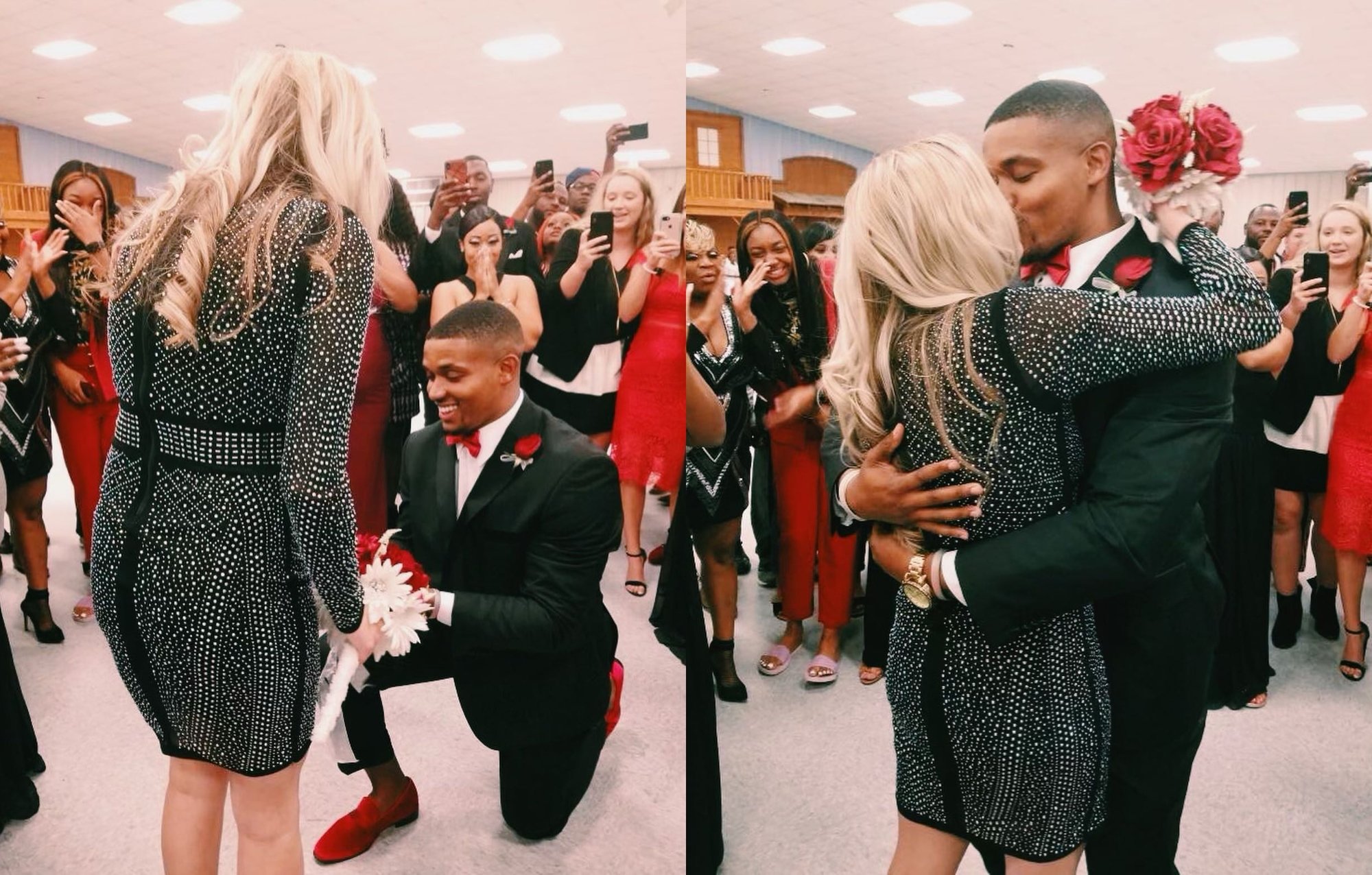 Solomon McGinty proposes to Baylee Gillmore