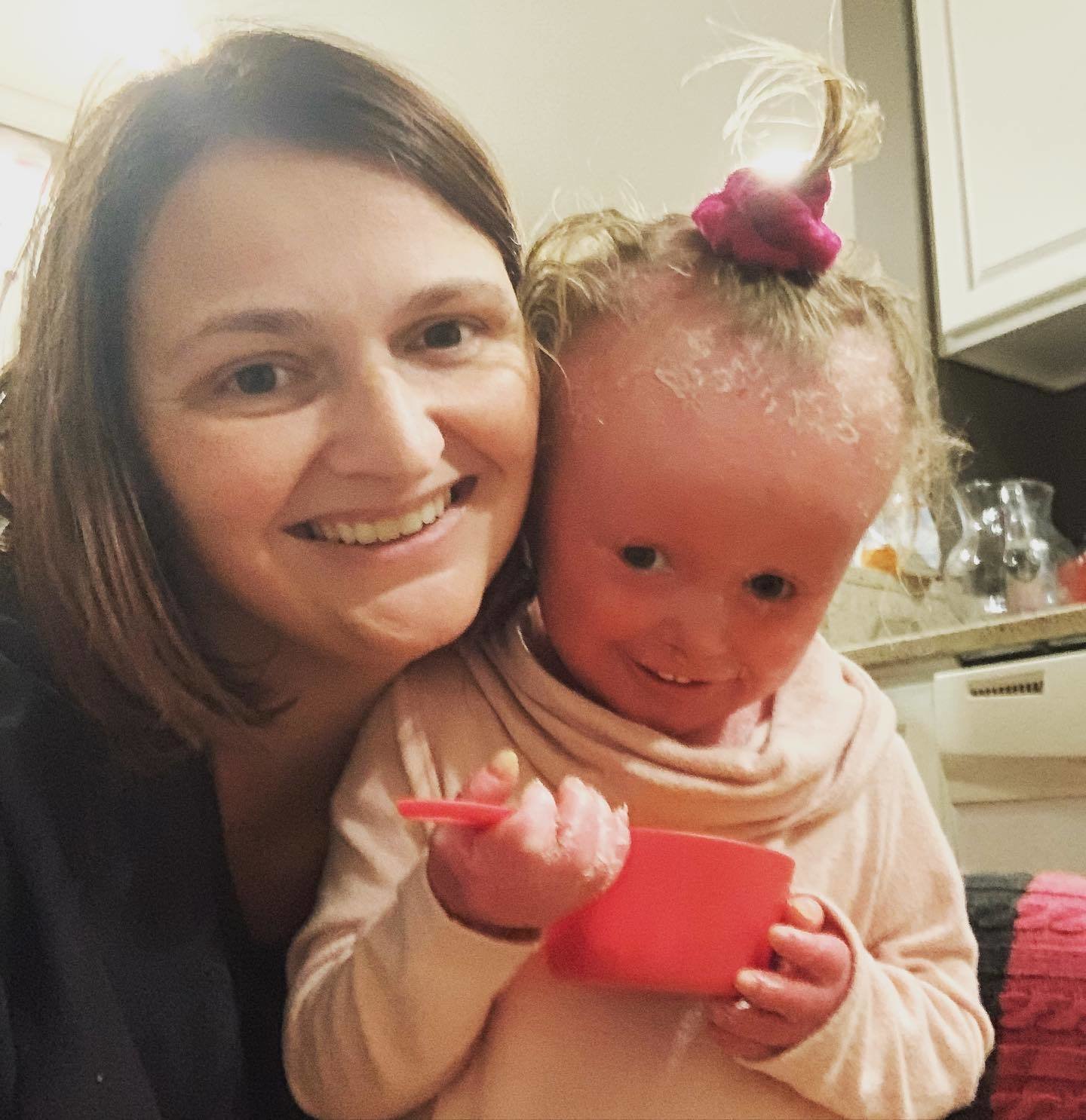 Anna Yiley and her mom