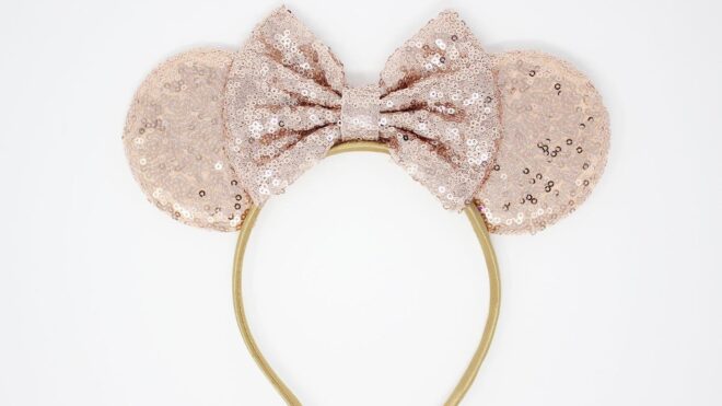 disney rose gold mickey ears