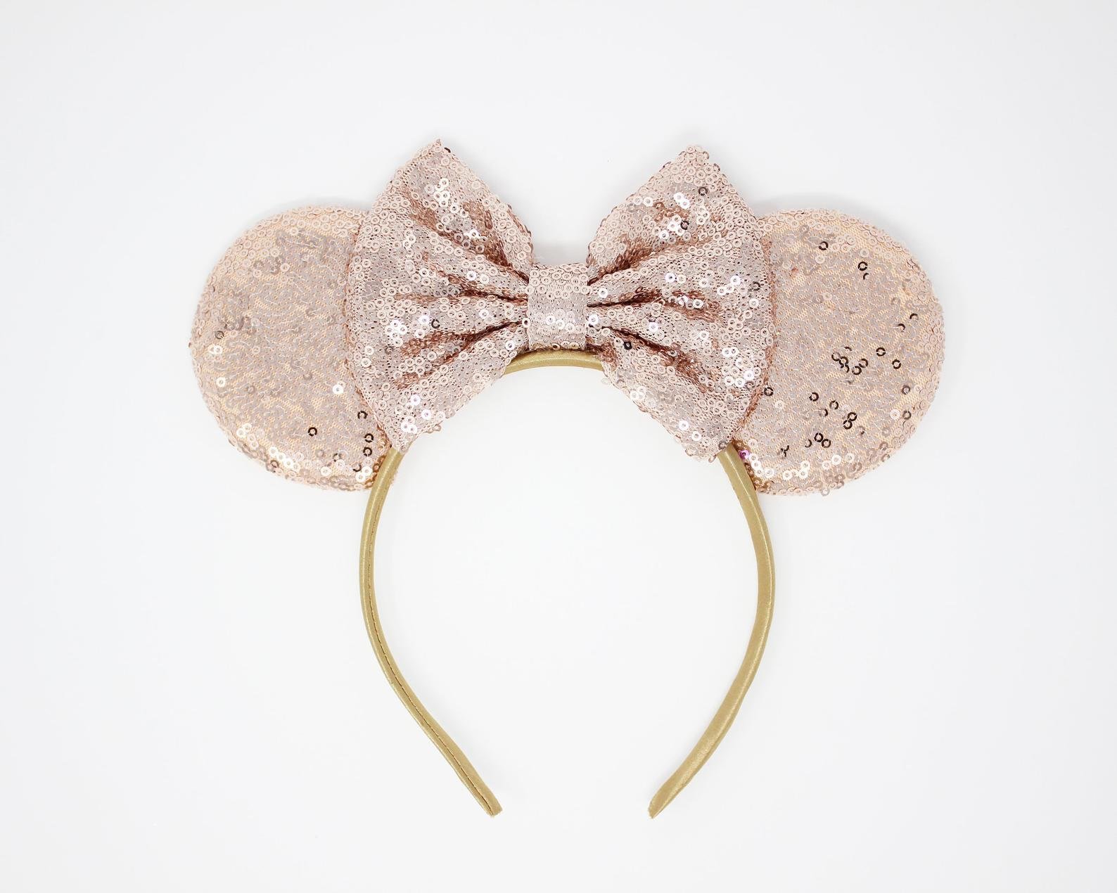 disney rose gold mickey ears