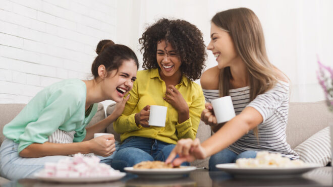happy-women-drinking-tea