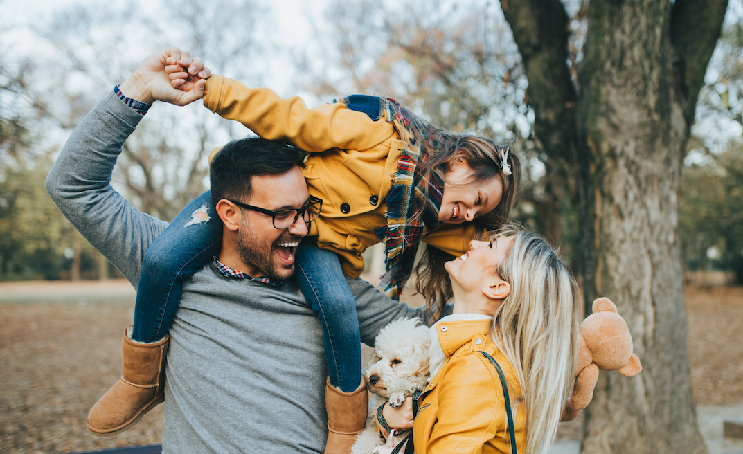 family of three