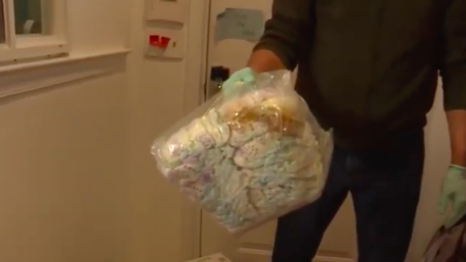 Soiled Amazon diapers