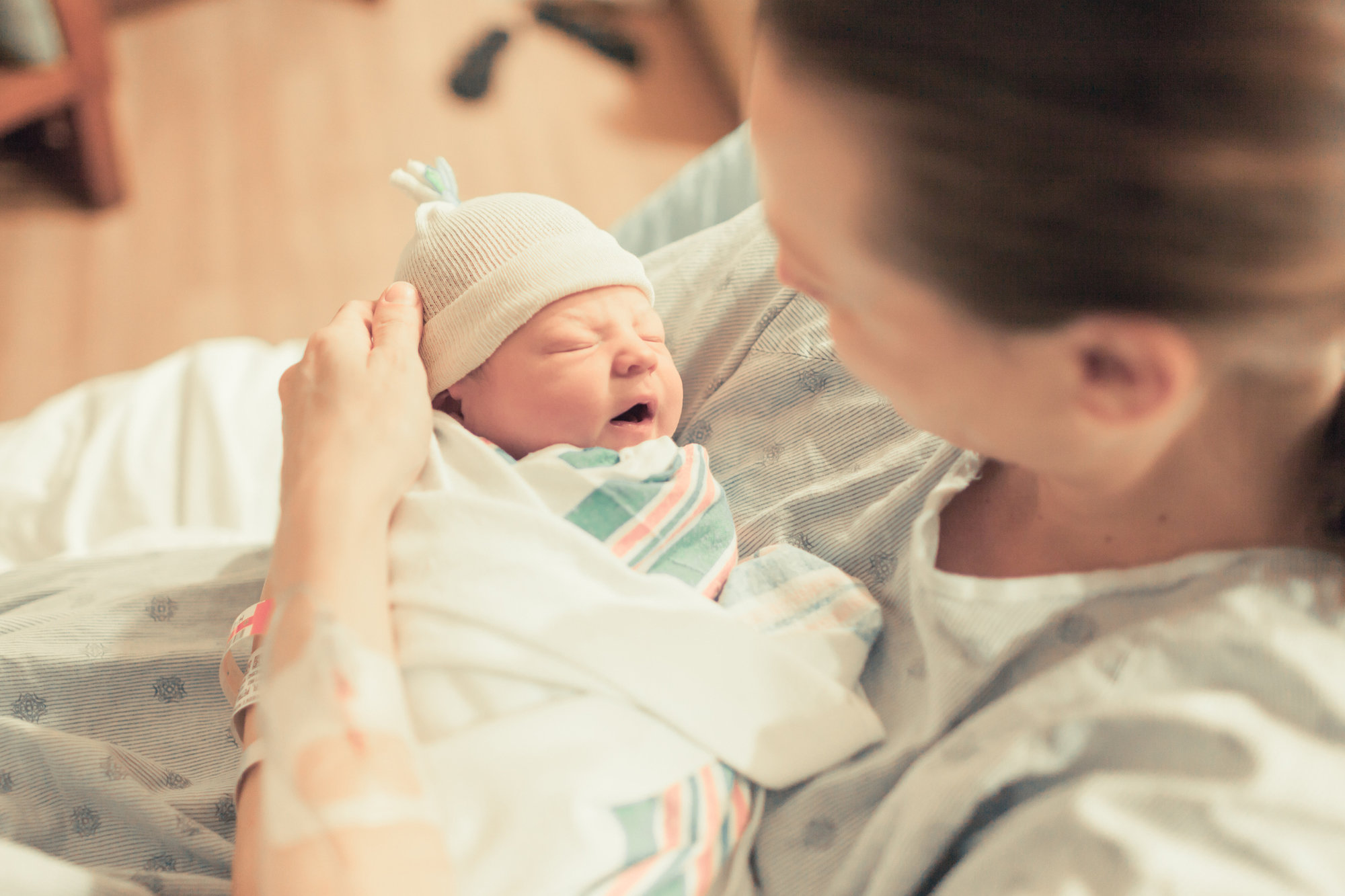 New mom and baby