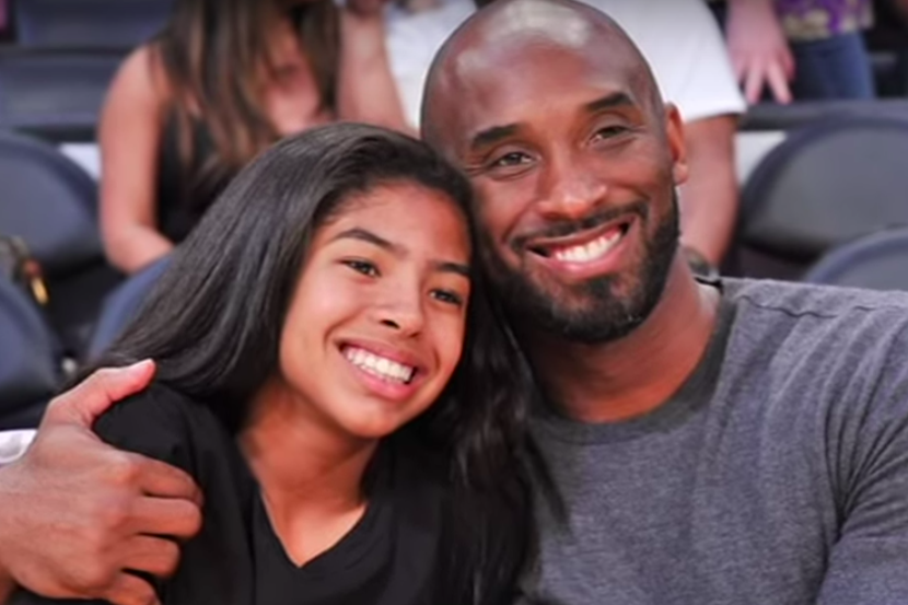 Kobe Bryant and Gigi