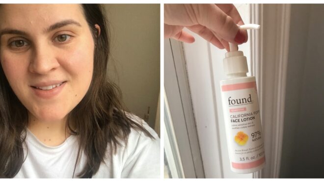 Found California Poppy Face Lotion