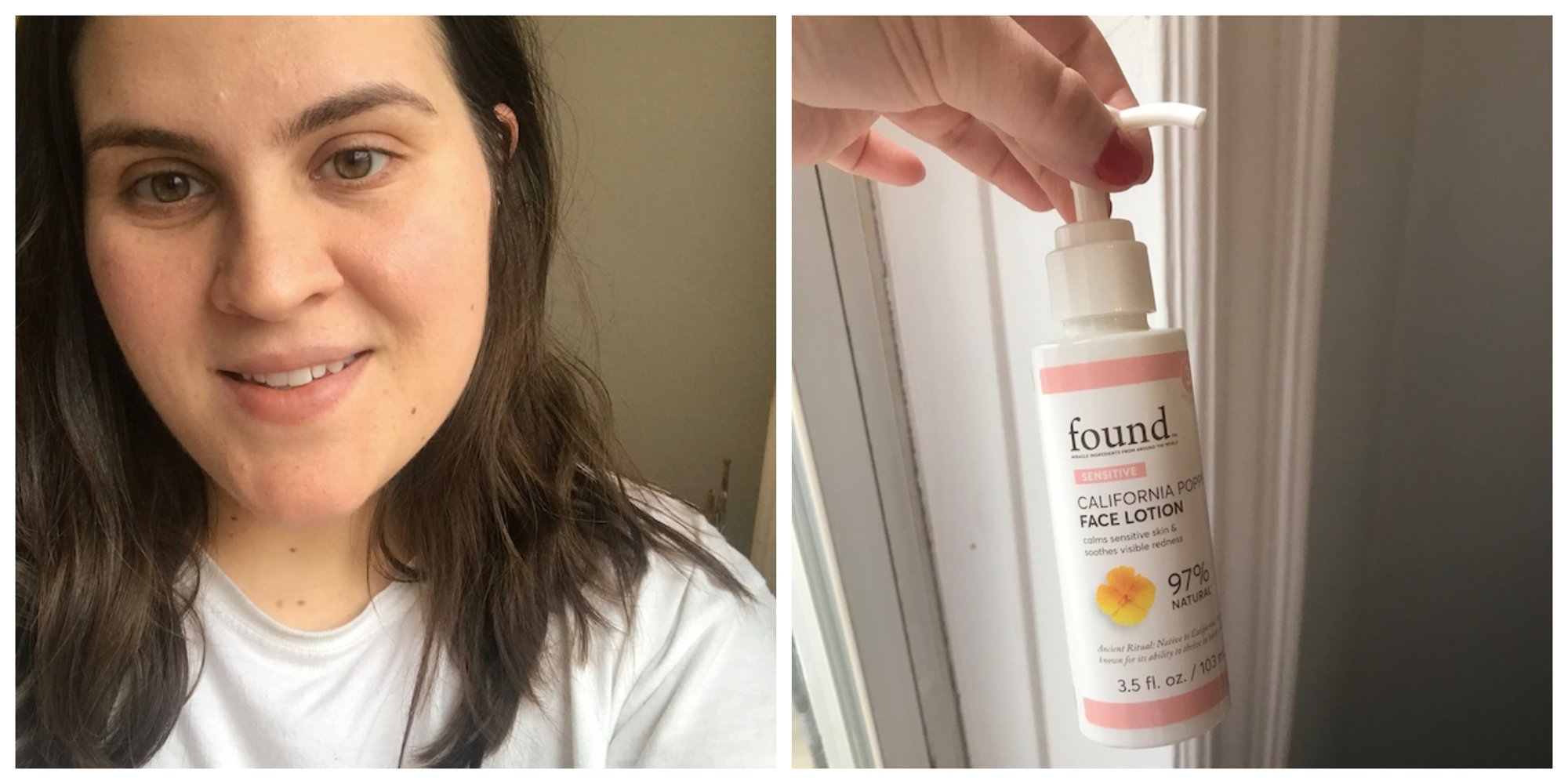 Found California Poppy Face Lotion