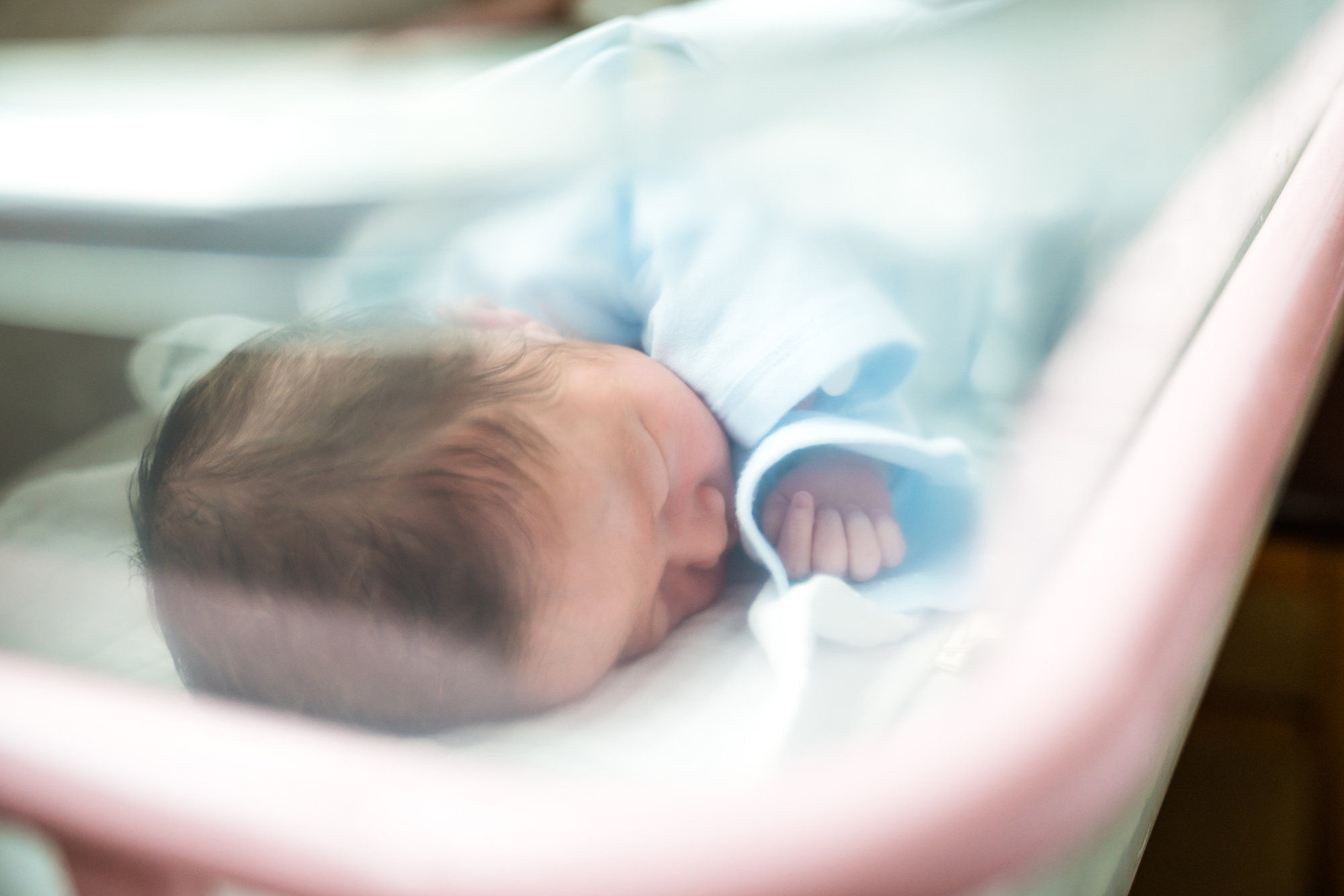 Baby in hospital