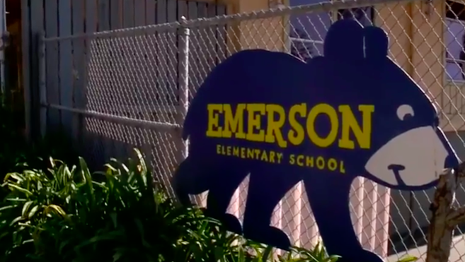 Emerson Elementary School sign