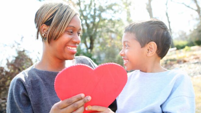 Mom on Valentine's Day